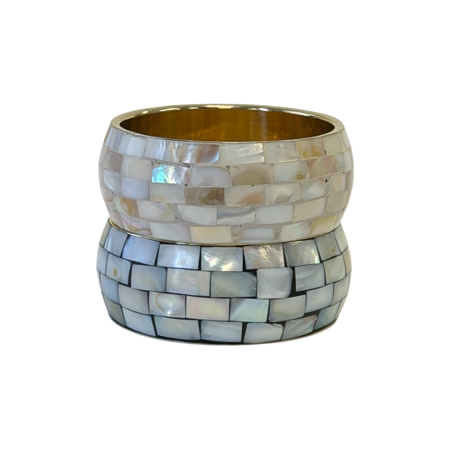 Pearl Brick Bangle