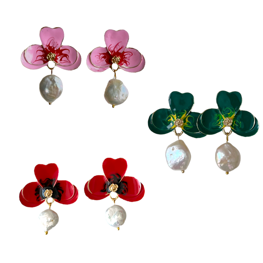 Orquídea Studs