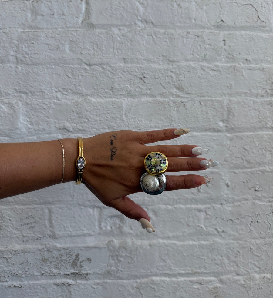 Perla Espiral Ring