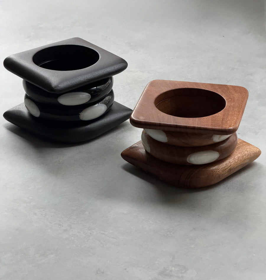 MidnightDot Bangle Set