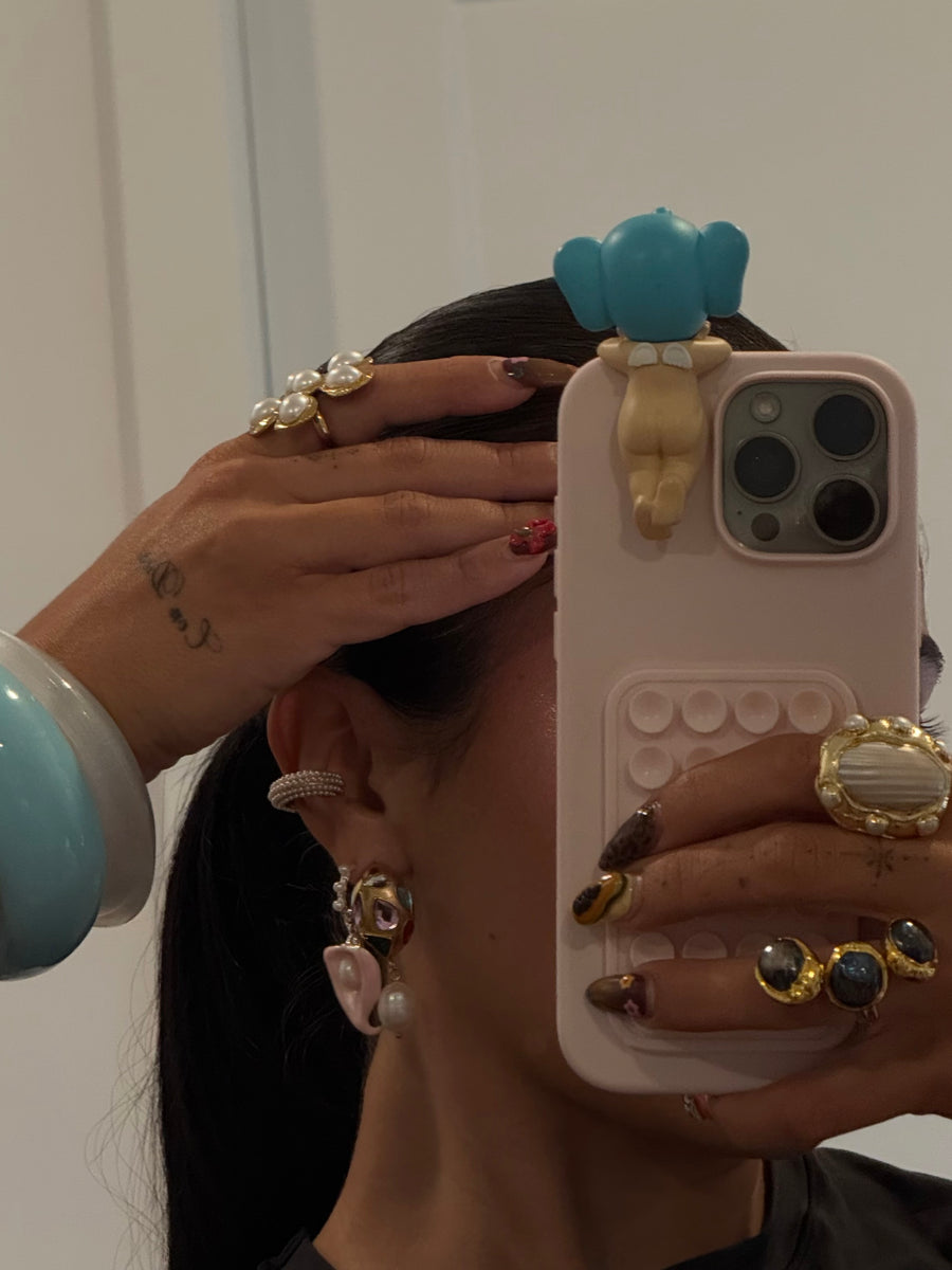 Doble Perla Ear Cuff