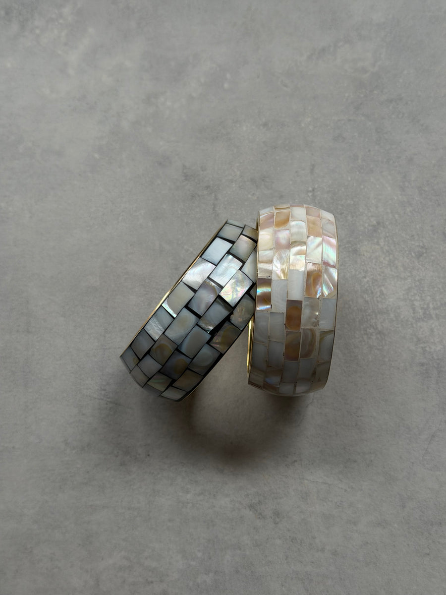 Pearl Brick Bangle