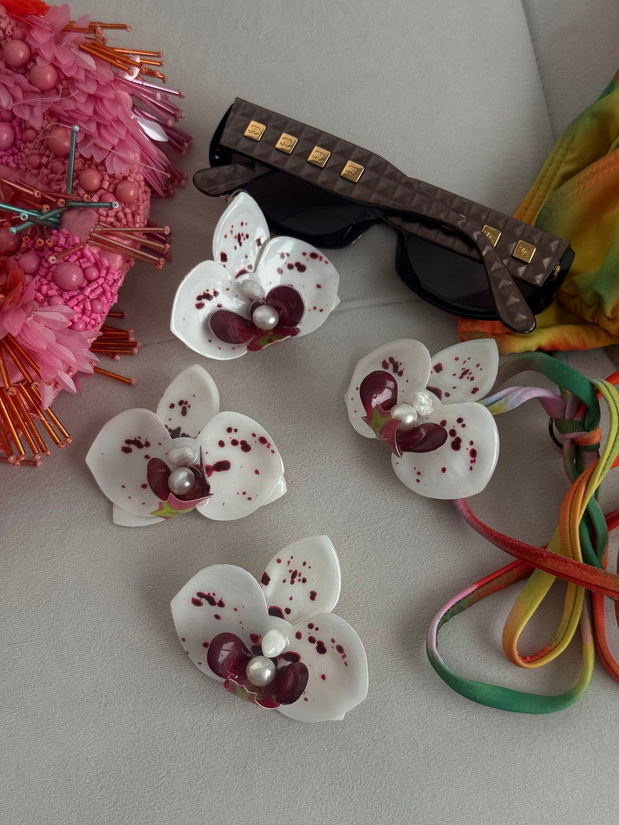 Orquidea Coqueta Studs