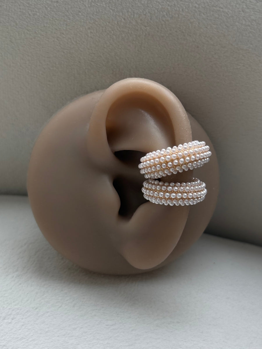 Doble Perla Ear Cuff