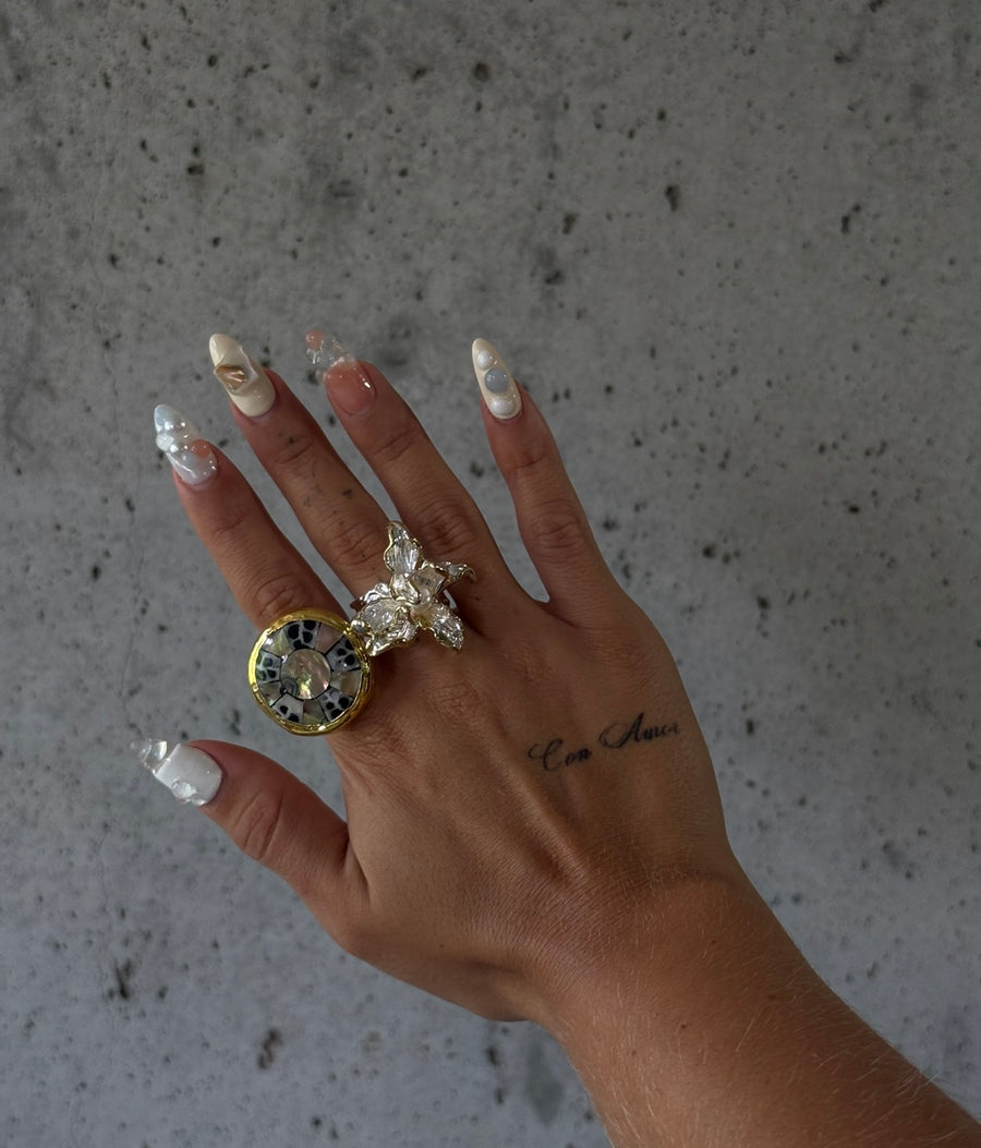 Perla Espiral Ring