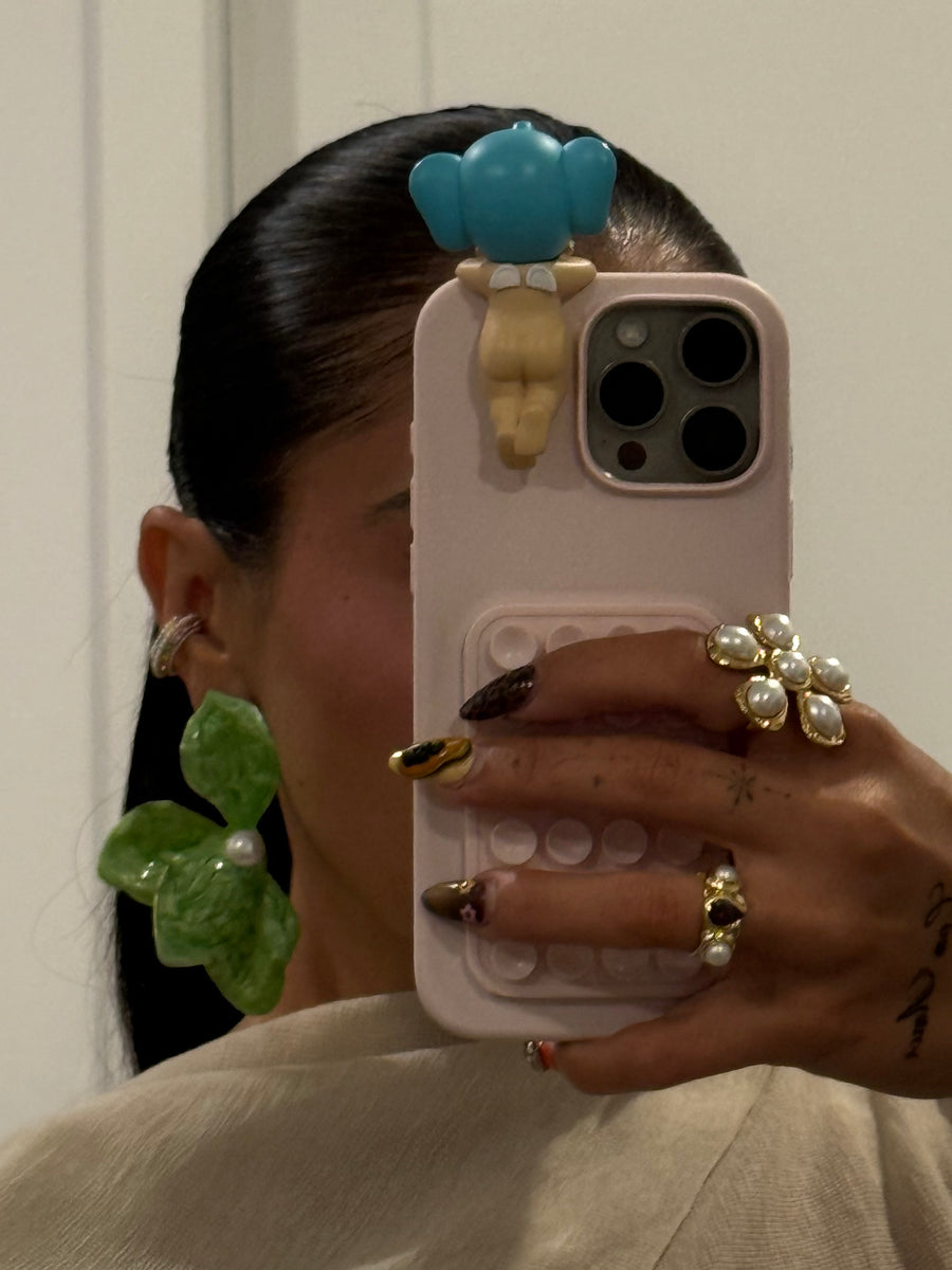 Flor Verde Earrings