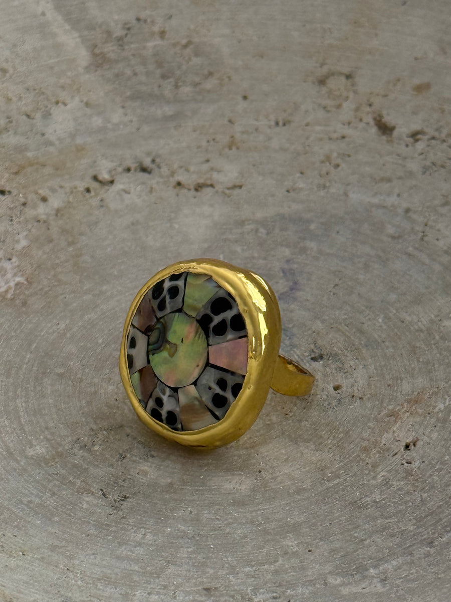 Perla Espiral Ring