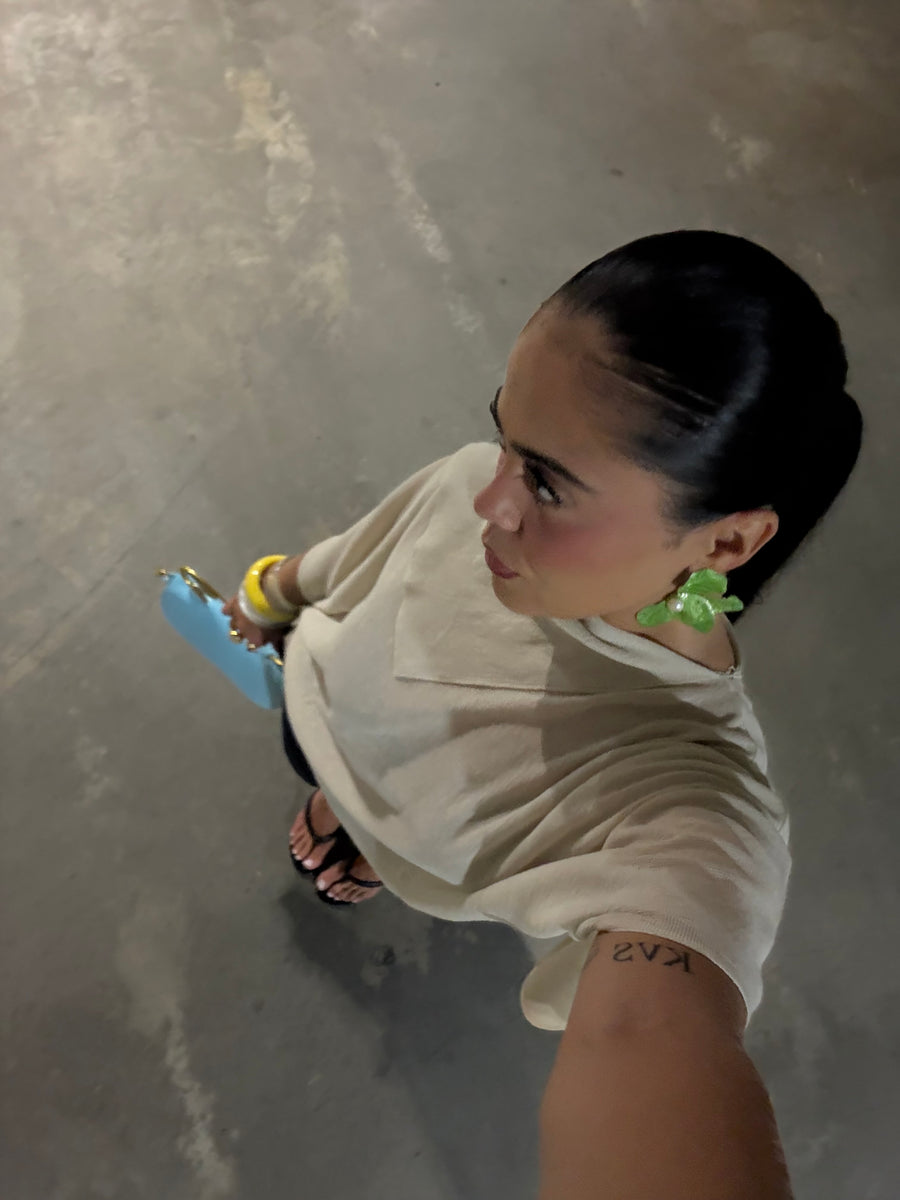 Flor Verde Earrings