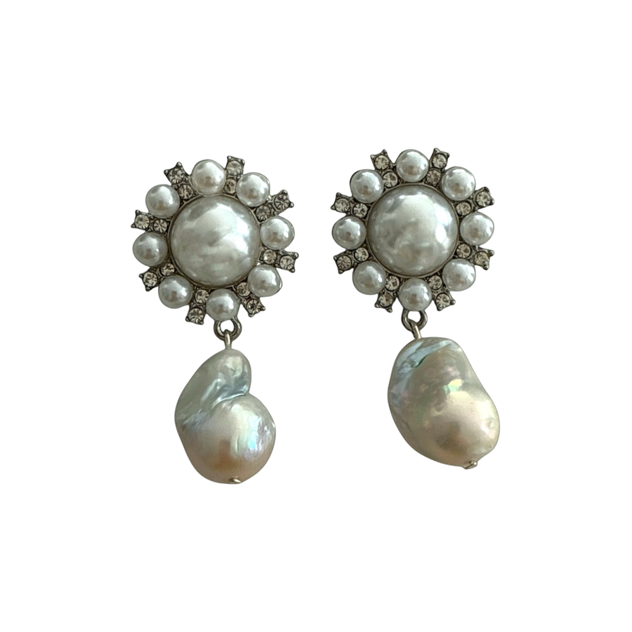 Flor De Plata Earrings